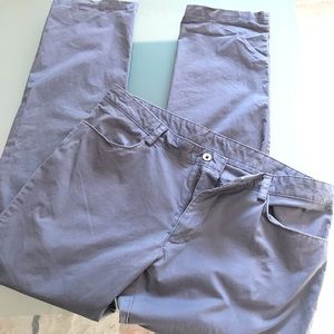 🏖️Calvin Klein Men’s Slim Fit Dark Grey Stretchy Cotton Pants, 34x32